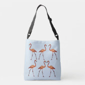 Ajustable Flamants roses roses - Sac Tout-Sur-Impression Per (Dos)