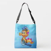 Ajustable FriendFish mignon dessin animé sac à cheval (Dos)