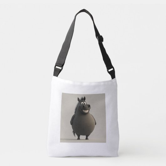 Ajustable Funny Chubby Horse Sac fourre-tout (Devant)