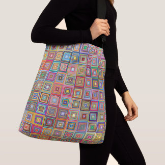 Ajustable Grand sac de carré rétro