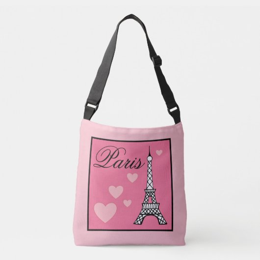 Ajustable Grand Sac Eiffel Tower Paris (Devant)