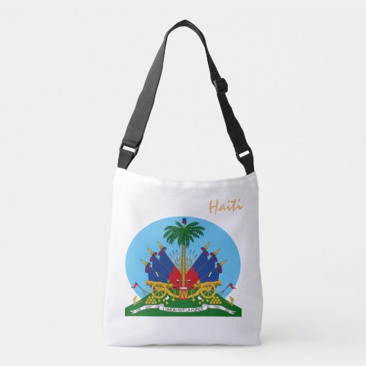 Ajustable Haïti sac & drapeau haïtien mode / vacances (Devant)