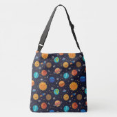Ajustable Happy Planets Cross-Body Sac (Dos)