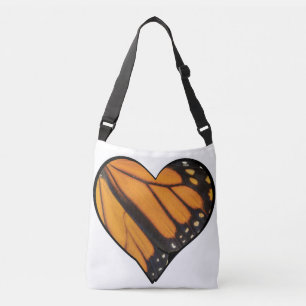 Ajustable Heart I Love Papillon Ailes Sac