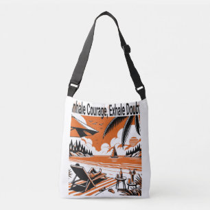 Ajustable Inhale Courage Exhale Doubt Sac fourre-tout
