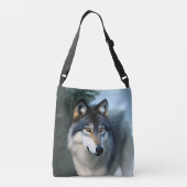 Ajustable Intrépide Loup De L'Arctique, Sac À Corps Croisé (Dos)