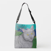 Ajustable Irina le chat et la vue du sac de Baldy de bâti (Dos)