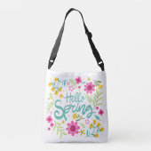 Ajustable Joli sac bandoulière Hello Spring (Dos)