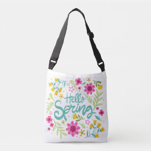 Ajustable Joli sac bandoulière Hello Spring