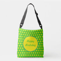 Joyeux sac de carrosserie d'anniversaire (Neon Gre