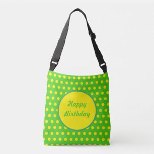 Ajustable Joyeux sac de carrosserie d'anniversaire (Neon Gre