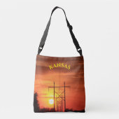 Ajustable Kansas Sunset avec lignes électriques Sac commerci (Dos)