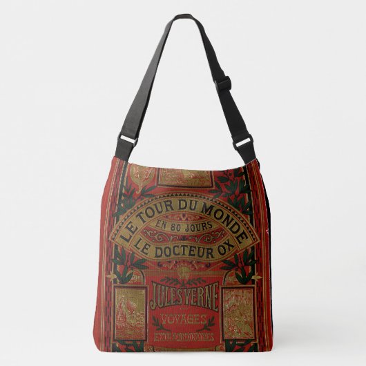 Ajustable La couverture de livre rustique met en sac Jules (Devant)