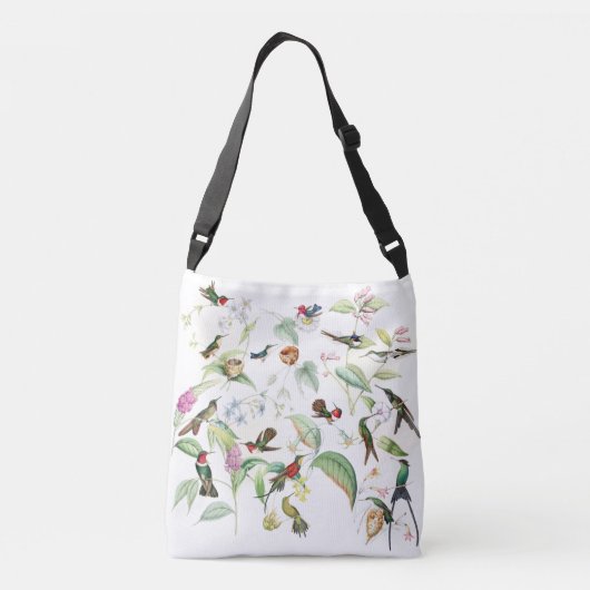 Ajustable La faune d'oiseaux de colibri fleurit le sac (Dos)