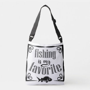 Ajustable La pêche est mon sac fourre-tout de devis préféré