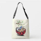 Ajustable Ladybug avec sac de carrossage téléphonique (Dos)