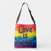 Ajustable L'amour est l'amour - Sac de couverture complet (Dos)