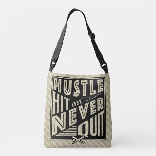 Ajustable Le Baseball Hustle Frapper Jamais Quitter Le Sac (Dos)