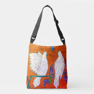 Ajustable Le sac de croisé de l'amour de la colombe