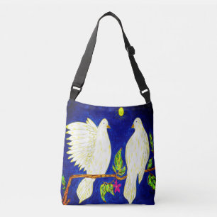 Ajustable Le sac de croisé de l'amour de la colombe