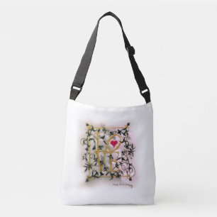 Ajustable Les vignes du sac de Crossbody d'amour (milieu)