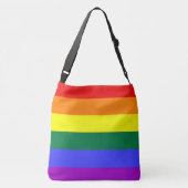 Ajustable LGBT Rainbow Pride Drapeau POA Sac carrossable (Dos)