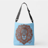 Ajustable Lions Boho découpe Faux Sac fourre-tout carrosseri (Devant)