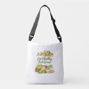 Ajustable Manger Sainement Se Sentir Génial Sac Réutilisable