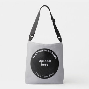 Ajustable Marque d'affaires en forme ronde noire sur le sac