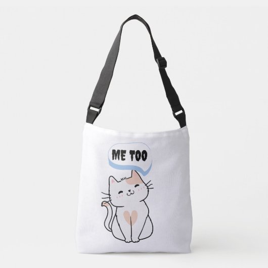 Ajustable Me Too Funny Sac fourre-tout de chat (Devant)