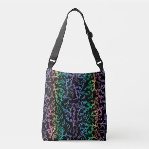 Ajustable Motif de notes de musique d'arc-en-ciel sur le sac