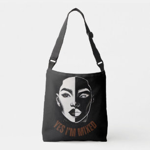 Ajustable OUI, JE SUIS MÉLANGÉ - Sac À Corps Croisé À Visage