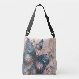 Ajustable Papillons violets vintages Sac carrossable