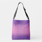 Ajustable Parties scintillant Ombre violet-rose Sac Corps (Dos)