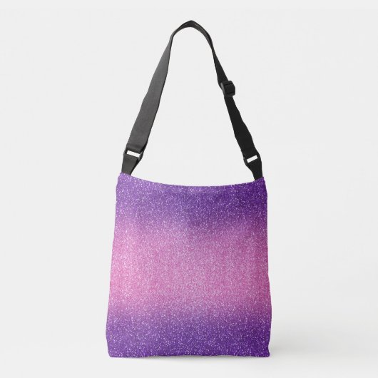 Ajustable Parties scintillant Ombre violet-rose Sac Corps (Devant)