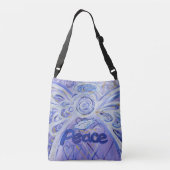 Ajustable Peace Angel Word Art Purge Corps croisé sac (Dos)