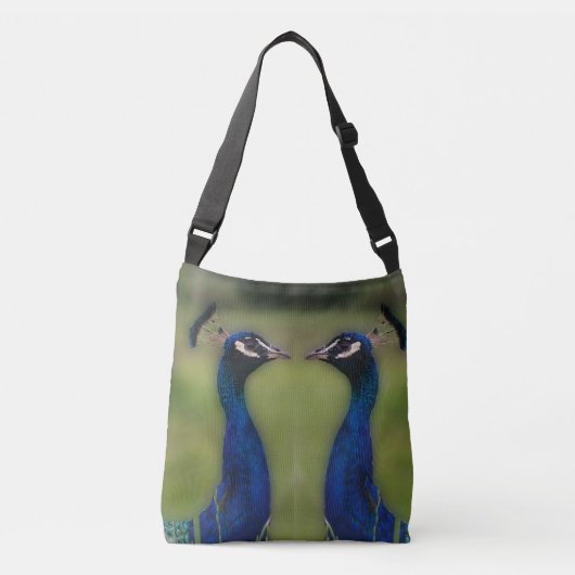 Ajustable Peacock Photo personnalisé tout-sur-impression sac (Devant)