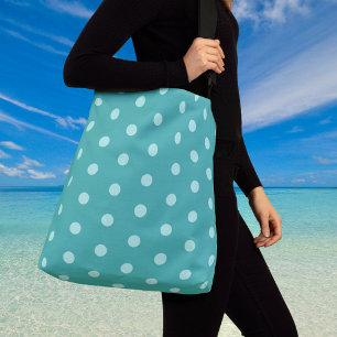 Ajustable Peppermenthe Polka Dot Grand sac de carrosserie