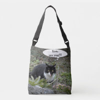 Photo Cat Texte personnalisé Sac de carrosserie