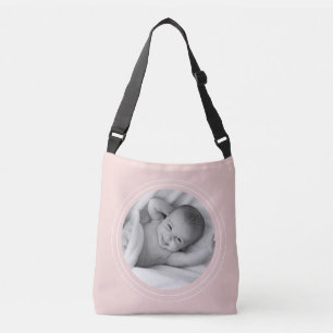 Ajustable Photo Pastel Pink Crossbody Sac