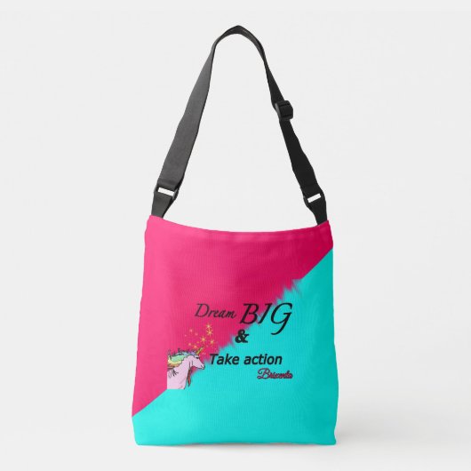 Ajustable Rêver grand sac de licorne (Devant)