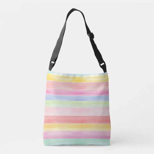 Ajustable Sac à bande arc-en-ciel Pastel (Dos)
