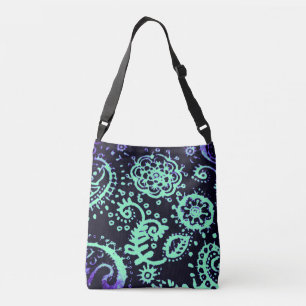 Ajustable Sac à bandoulière à impression dégradée seafoam vi