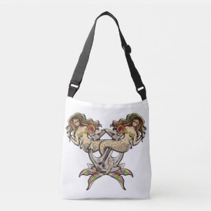 Ajustable Sac à bandoulière ancre de sirène pour amoureux de