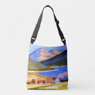 Ajustable Sac à bandoulière aux tulipes des Highlands écossa