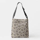 Ajustable Sac à bandoulière avec fleurs (Dos)
