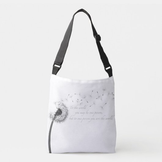 Ajustable Sac à bandoulière avec impression d'inspiration de (Devant)