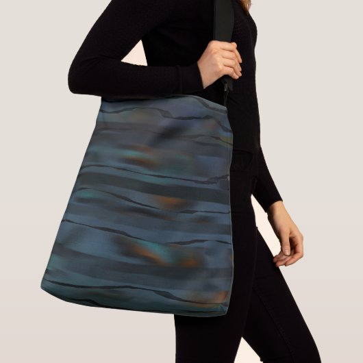 Ajustable Sac à bandoulière Blue Rain (De près)