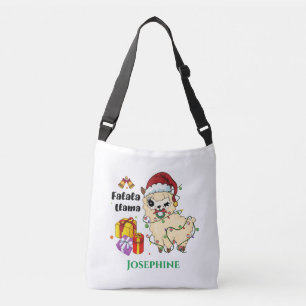 Ajustable Sac à bandoulière Christmas Llama