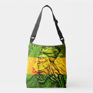Ajustable Sac à bandoulière croisé Lion de Juda Jamaïcain